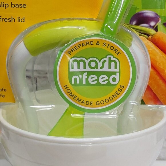 NUBY 'GARDEN FRESH MASH~N~FEED' BOWL & STORAGE - Picture 7 of 16
